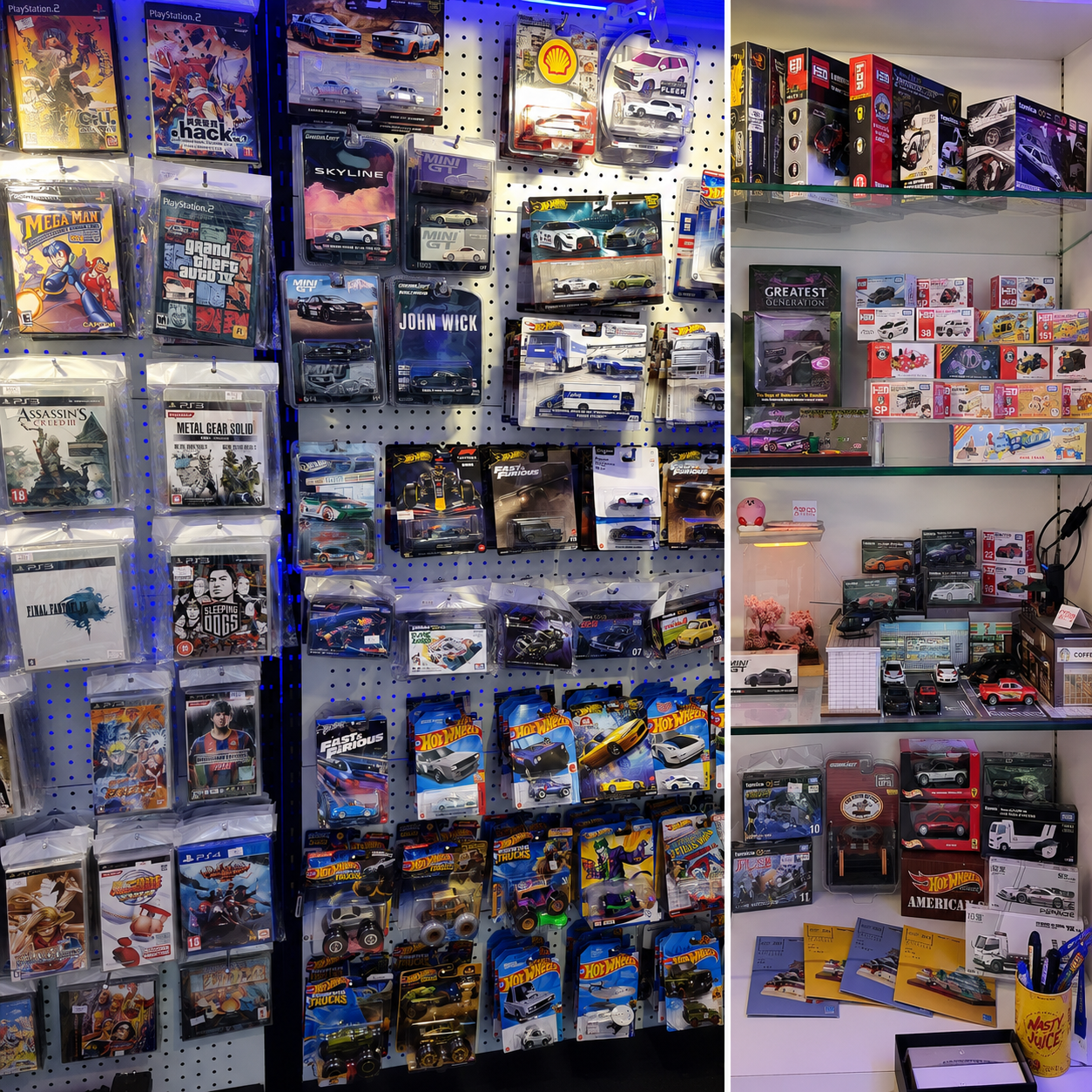Hot Wheels and rare diecast car collection featuring premium 1:64 scale models