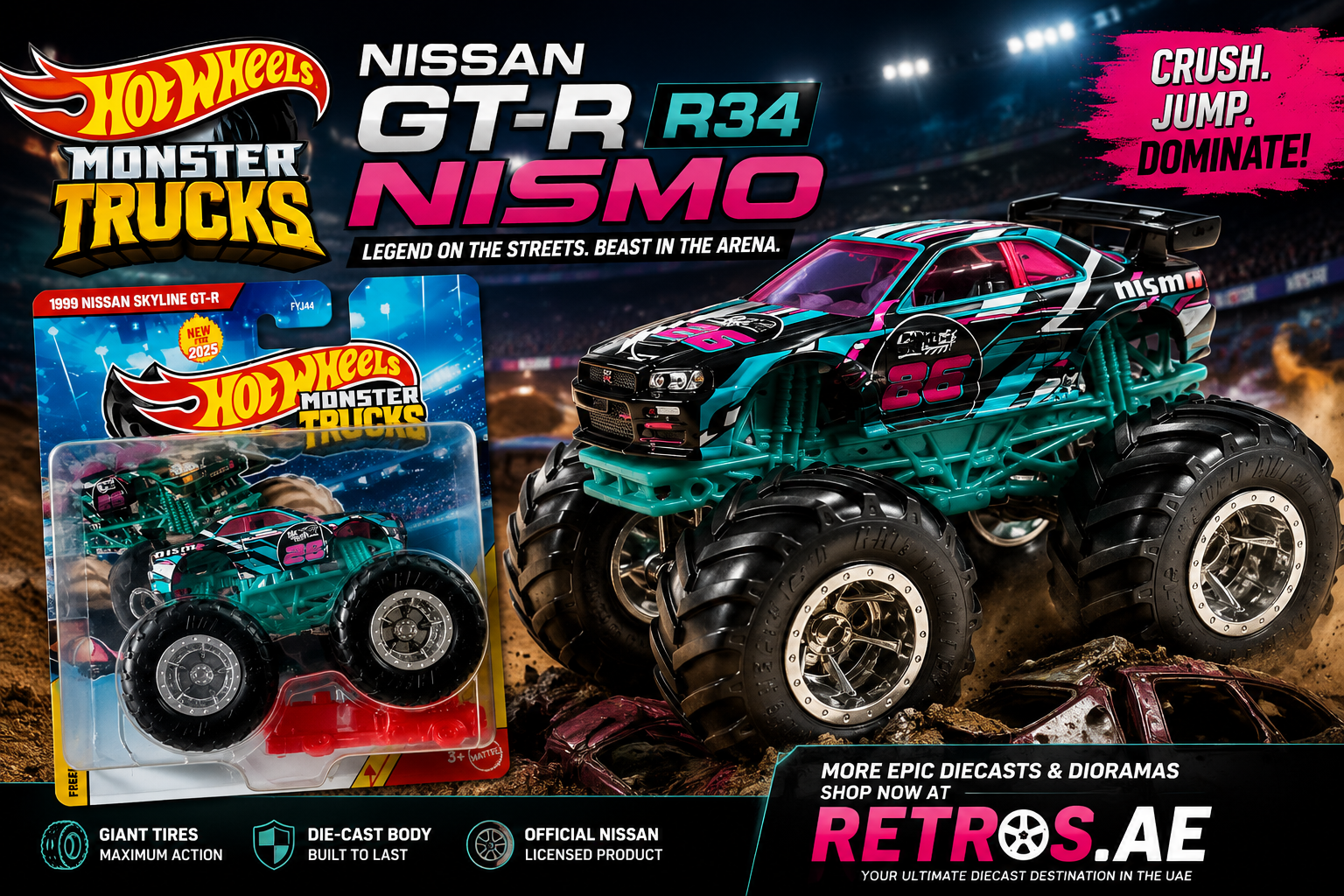 Hot Wheels Monster Trucks Nissan GT-R R34 NISMO: The Ultimate Collector’s Guide