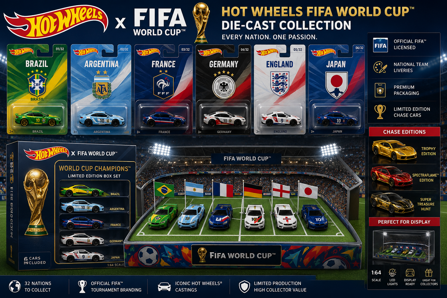 What If Hot Wheels Collaborated With FIFA? The Ultimate World Cup Collection We’d Love to See