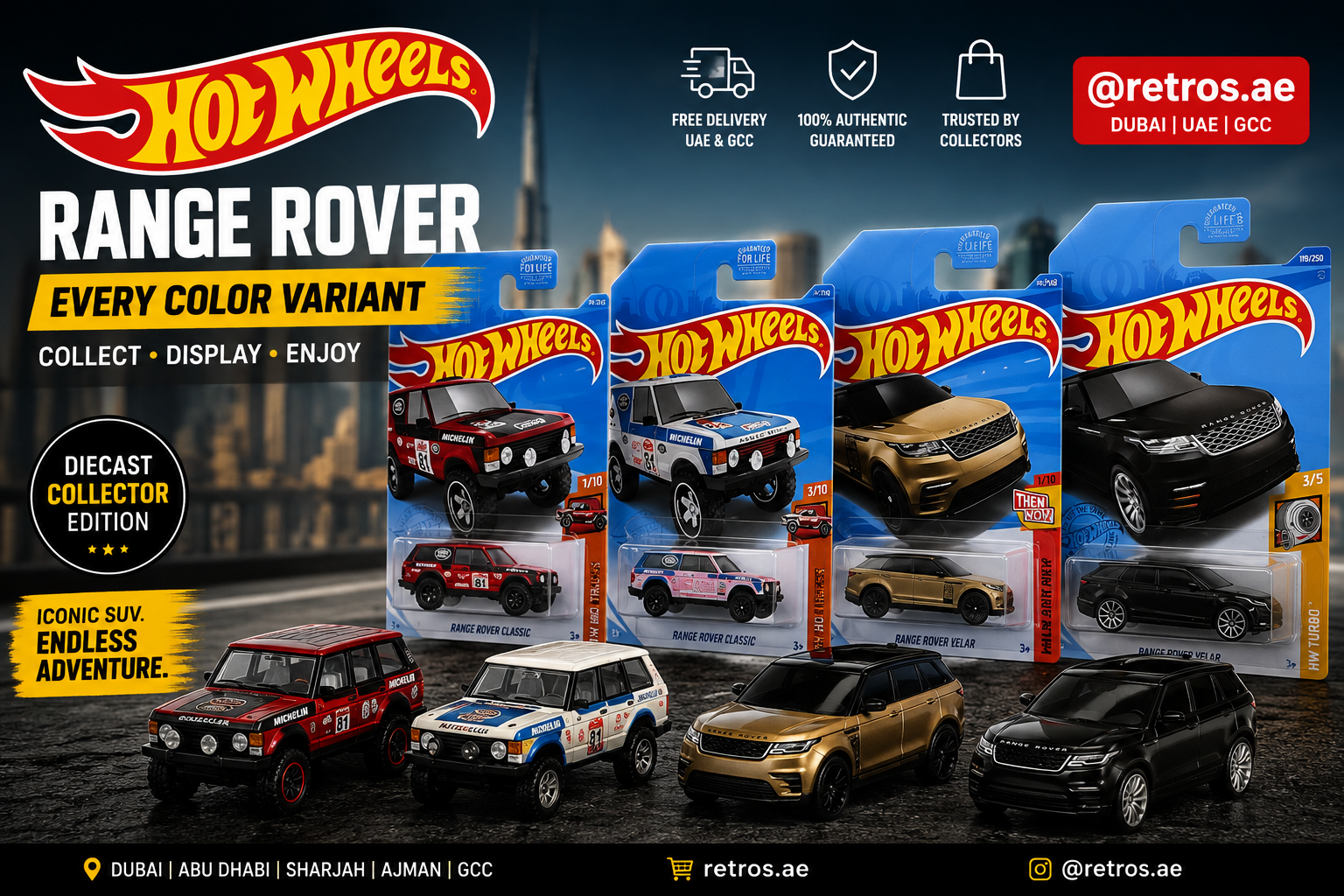 Hot Wheels Range Rover: The Ultimate Collector’s Guide to Every Color Variant