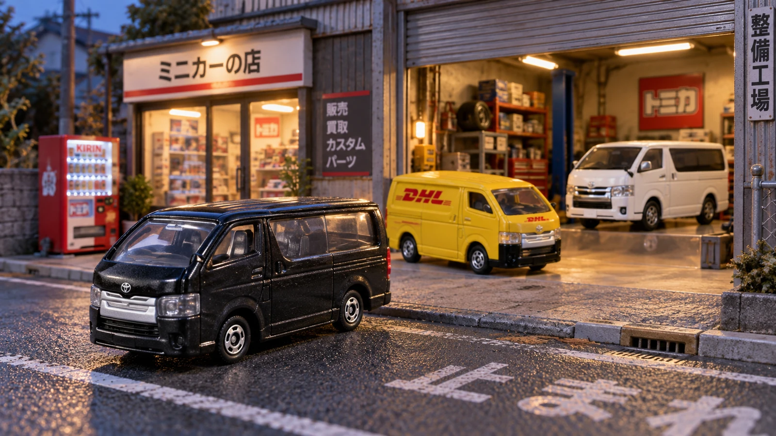 How Tomica Hiace Models Make Diecast Dioramas More Realistic